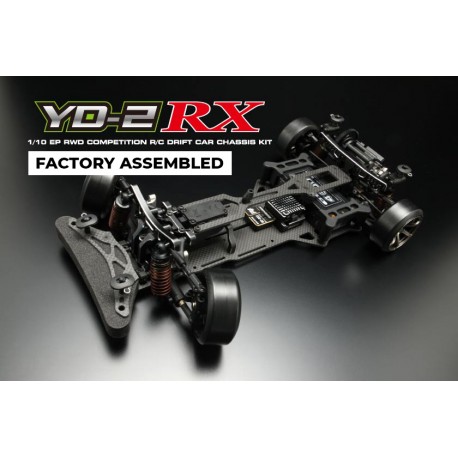 Yokomo YD-2RX Versione Nera RWD Factory Assembled Drift Car Kit (telaio in grafite)