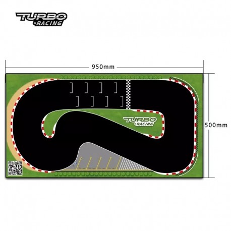 XL TURBO RACING MICRO RALLY TRACK (80X120 CM)-DESIGN 1