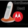 Cordless Motorola C1001L colore Bianco Arancione