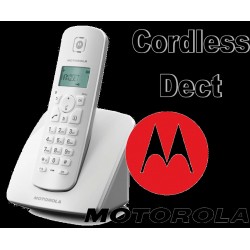 Telefono Cordless Motorola DECT C401E Grigio Chiaro