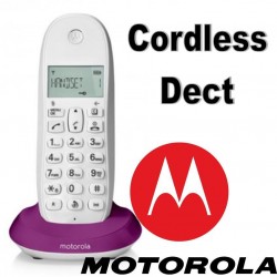 Cordless Motorola C1001L colore Bianco Viola