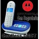 Cordless DECT GAP Motorola con Segreteria Telefonica Blu
