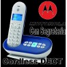 Cordless DECT GAP Motorola con Segreteria Telefonica Blu