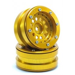 Cerchi Beadlock PT-Bullet Gold / Gold 1.9 (2 pezzi)