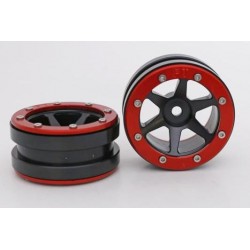 Cerchi Wheels PT- Slingshot Black / Red 1.9 (2 pezzi)