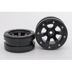 Cerchi Beadlock Wheels PT- Claw Black / Black 1.9 (2 pezzi)