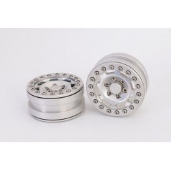 Cerchi Beadlock PT-Vintage Silver / Silver 1.9 (2 pezzi)