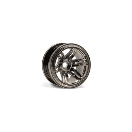 Cerchi Beadlock PT-Safari Silver / Silver 1.9 (2 pezzi)