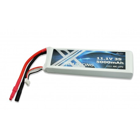 BATTERIA LIPO 2S 7,4 V 5000 MAH 40C CUSTODIA MORBIDA, XT60