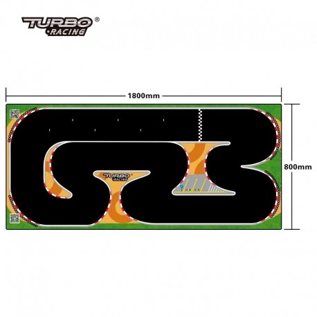 PISTA XL PER TURBO RACING MICRO RALLY (80X120 CM)-DESIGN 2