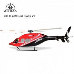 Elicottero Roban Bell 429 Red Black V2 Classe 700