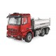 Mercedes-Benz Arocs Autocarro con cassone ribaltabile idraulico Pro 6x6 1:14 RTR rosso