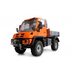 Mercedes-Benz Unimog porta-attrezzi 4WD 1:10 ARTR arancione