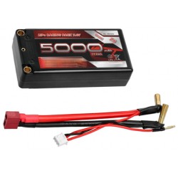 LiPo Shorty 5000mAh 2S 100C 5mm Jack