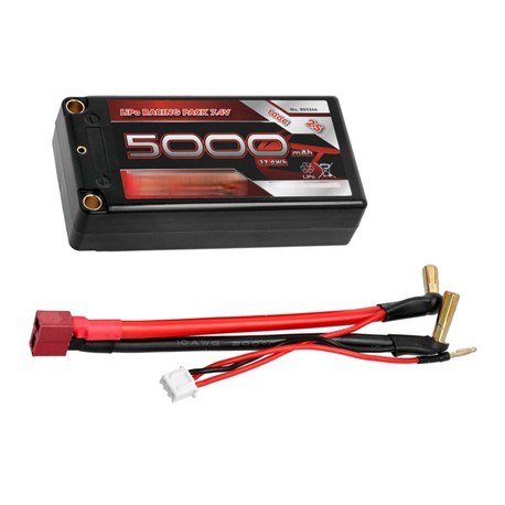 LiPo Shorty 5000mAh 2S 100C 5mm Jack