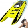 Volantex RC ATOMIC ad alta velocità 50 km / h forte scafo unibody ABS da corsa rc barca elettrica 792-4RY RTR - giallo
