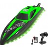 Barca a motore Volantex RC Vector Lumen con sistema di inversione automatica 795-6 RTR - spazzolata / verde