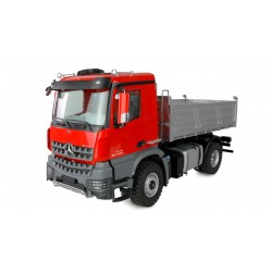 MERCEDES-BENZ AROCS AUTOCARRO CON CASSONE RIBALTABILE 4X4 1:14 RTR ROSSO