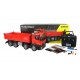MERCEDES-BENZ AROCS AUTOCARRO CON CASSONE RIBALTABILE 8X4/4 4WD 1:18 RTR ROSSO