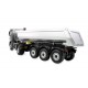 SEMIRIMORCHIO MERCEDES-BENZ AROCS CON SEMIRIMORCHIO RIBALTABILE 4X4 1:14 RTR GRIGIO