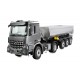 SEMIRIMORCHIO MERCEDES-BENZ AROCS CON SEMIRIMORCHIO RIBALTABILE 4X4 1:14 RTR GRIGIO