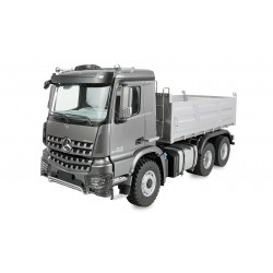 MERCEDES-BENZ AROCS AUTOCARRO CON CASSONE RIBALTABILE 6X6 1:14 RTR ANTRACITE