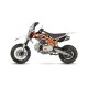 PIT BIKE TT160 ARANCIO STANDARD 160cc KAYO - cross ruote 14-17 minicross 4 tempi