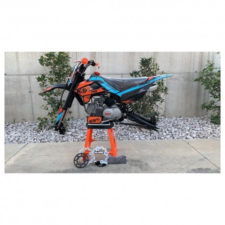PIT BIKE KAYO 110cc TSD110 a marce semiautomatica RUOTE 14-12