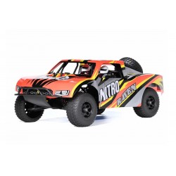 Short Course Truck Raven 1/10 Off road con Motore a Scoppio Vertex 18 a 2 Marce Radio 2.4GHz 4 WD RTR