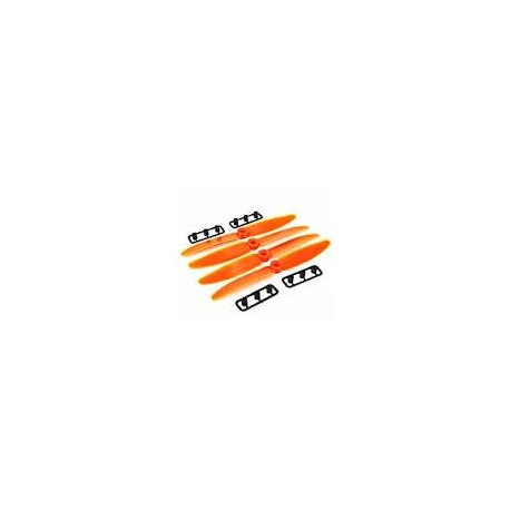 Elica 2 x CW e 2 x CCW 5040 Arancio GEMFAN 5x4 4 pezzi