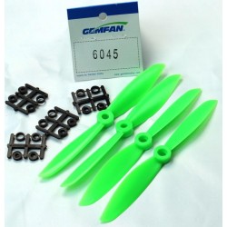 Elica 2 x CW e 2 x CCW 6045 Verdi 6x4.5 Green Nylon Carbonio