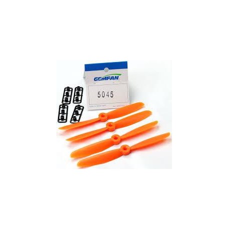 Elica 2 x CW e 2 x CCW 5045 Arancio 5x4.5 Orange Nylon 4 pz