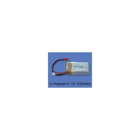 hm-036-z-50 BATTERY LIPO 11,1 VOLT 1250 Mha