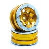 Cerchi Beadlock PT-Safari Silver / Silver 1.9 (2 pezzi)